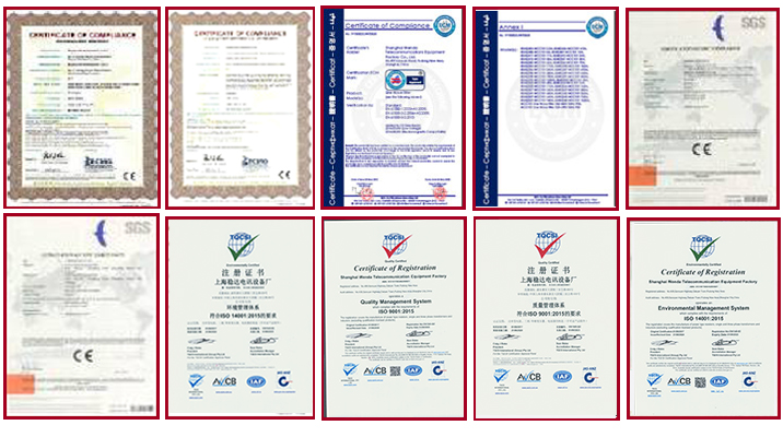 權(quán)威認(rèn)證：本廠已通過ISO9001:2015國際質(zhì)量管理體系認(rèn)證、本廠已通過ISO14001:2015環(huán)境管理體系認(rèn)證、產(chǎn)品符合CE標(biāo)準(zhǔn)